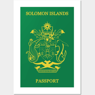 Solomon islands passport Posters and Art